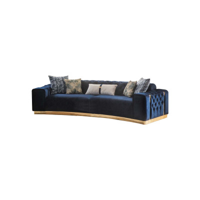 Sofa tapicerowana 4-miejsce do siedzenia Sofa Włókienniczy Siedziba luksusowy design sof nowoczesnych