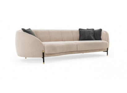 Kanapa Podkładka Beige Design Sofa 4 Siedziba Sofy Włókiennicze Design Sofa Meble nowe