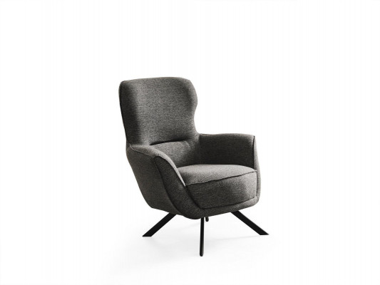 Szary Kolor Nowoczesny Design 1-miejsce siedzące Fotel Materiał Włókienniczy Materiał Nowoczesny Design