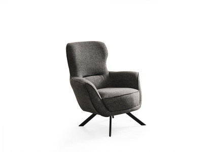 Szary Kolor Nowoczesny Design 1-miejsce siedzące Fotel Materiał Włókienniczy Materiał Nowoczesny Design