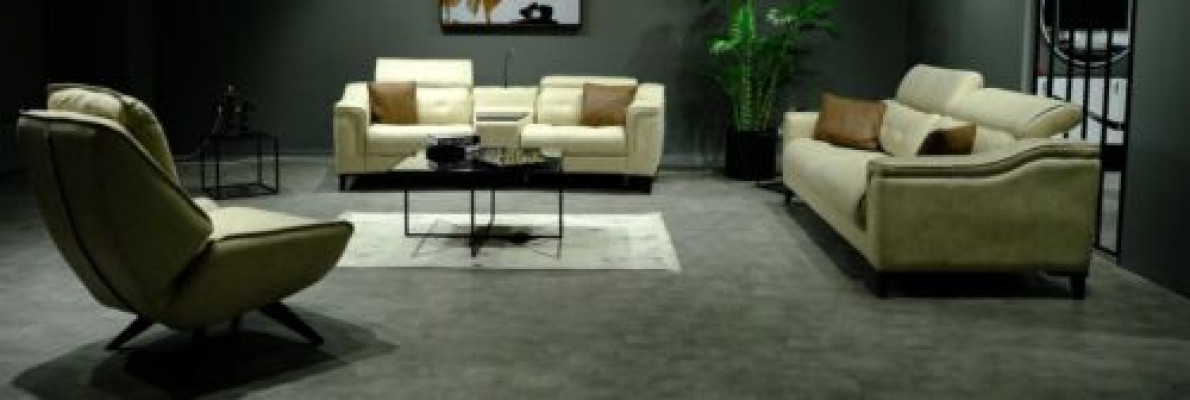 Kompletny designerski komplet wypoczynkowy 3-miejsce do siedzenia dwumiejscowy luksusowy fotel
