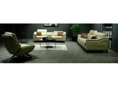 Kompletny designerski komplet wypoczynkowy 3-miejsce do siedzenia dwumiejscowy luksusowy fotel
