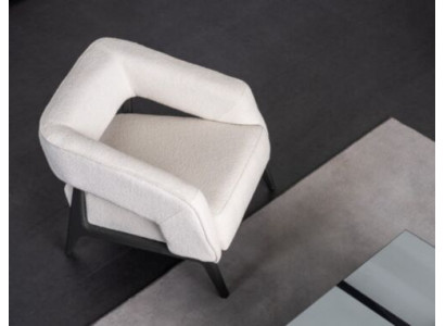 Design 1-miejsce siedzące Luxury Fotel Meble tapicerowane Włókienniczy RelaxFotel Modern