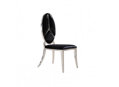 Krzesło Czarny Nowość Krzesła Krzesło Tapicerowane Fotel Metal Lounge Design Meble