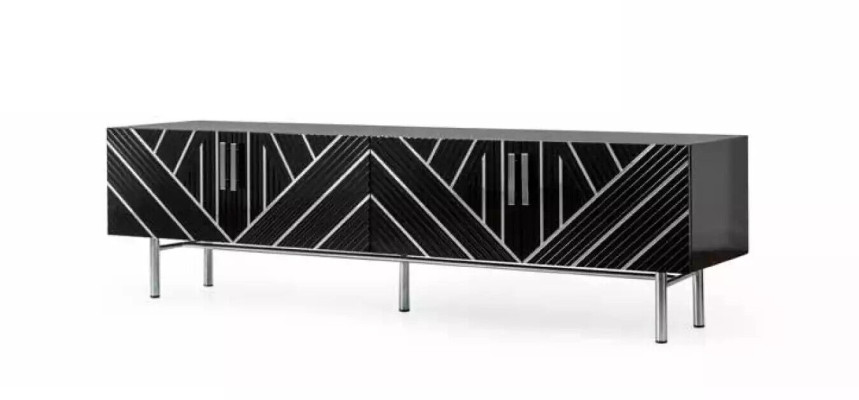 Szafka RTV Komoda Salon Nowoczesne Drewno Design Meble rtv Szafka pod telewizor