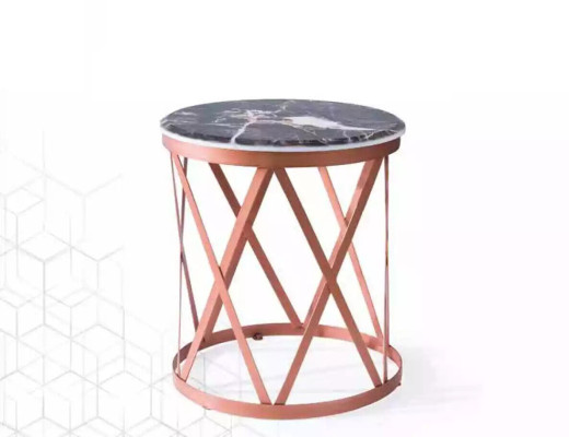 Stolik boczny do salonu luksusowe luksusowe Meble Tabela brązowy design Nowość