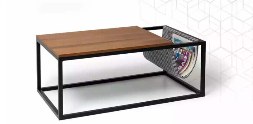 Pokój dzienny stolik kawowy brązowy Meble Tabela Luksusowy nowy Nowoczesny Design Drewno