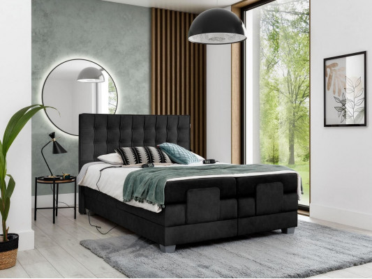 Łóżko skrzyniowe Łóżko tapicerowane Meble tapicerowane Luksusowe łóżko Sypialnia Modern Design Nowość