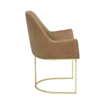 Krzesło Gold jadalnia Design Włókienniczy Krzesła Meble Luksusowy Fotel Nowy