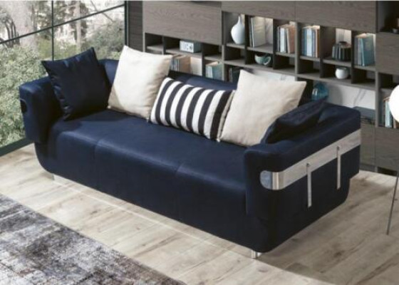 Kanapa Trzyosobowa Materiał Sofa Kanapy Meble Włókiennicze 230cm Sofy Kanapa Tkaninowa