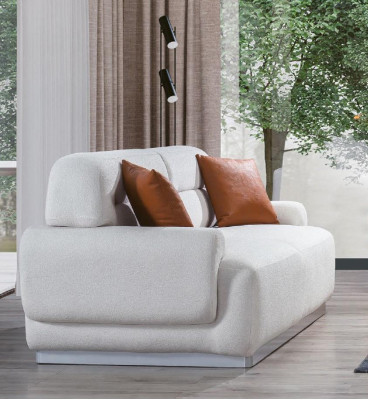 Kanapa Trzyosobowa Materiał Sofa Kanapy Meble Włókiennicze 230cm Sofy Kanapa Tkaninowa