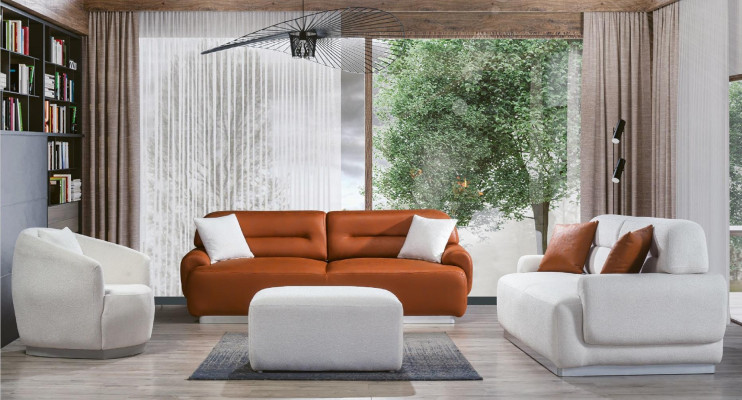 Sofa Kanapa Trzyosobowa Materiał Kanapa Podkładka Meble Sofa Tkaninowa 230cm Włókienniczy