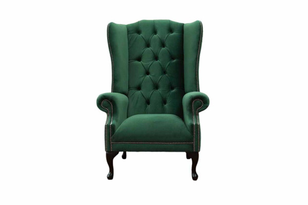 Green EarsFotel Fotel Design Podkładka Sofa Chesterfield Włókienniczy Salon