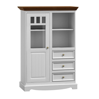 Komoda drewniana szafka mieszkalna Pokój Drewno Design Classic Kredens Komody