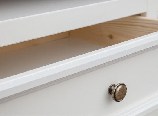 Komoda drewniana szafka mieszkalna Pokój Drewno Design Classic Kredens Komody