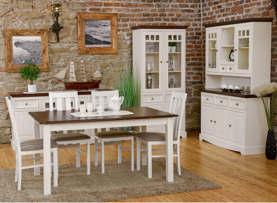 Living Pokój Półka Luxury Drewno Design Kredens Kredens Side Low Board Szafa Nowość