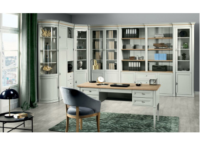 Office Szafa Ściana Szafka narożna Drewno Luxus Meble - Oferta nadrabiania - Inne Rozmiar