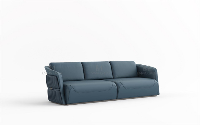 Sofa trzyosobowa kanapa Podkładka Design Siedziba Sofy Pokój Moderne Skóra