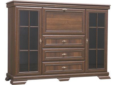 Szafka do salonu 158cm XXL Deski niskie Kredens Drewno Kredens Kredens Komody