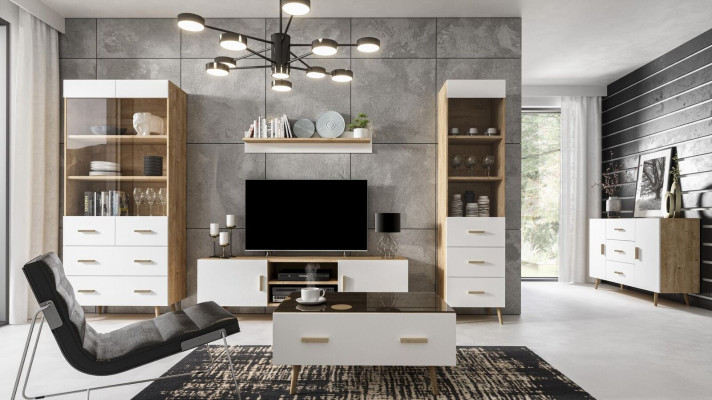 Design Kredens Praca fizyczna Drewno Kredens Komody Szafa Nowy Aranżuj Meble Nowy