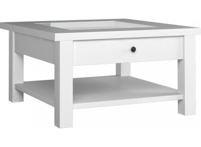 Stolik drewniany Stoliki do kawy z Drewno masywny salon Meble 93x93cm stoły Solidny