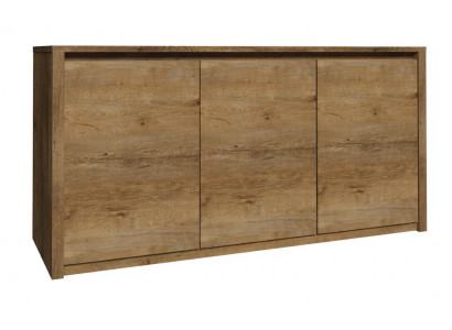 Nowoczesny kredens Drewno Kredens Szafka salonowa Komody 130cm XL, niskie deski