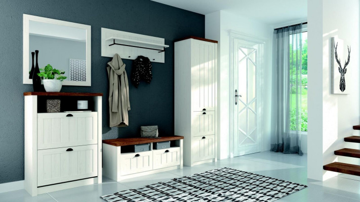 Szafa Zestaw Drewniana Szafa Do Przechowywania Drzwi 5 Sztuk Nowy Przedpokój Szafa Zestaw Przedpokój