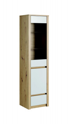 Designerski zestaw do salonu Galota 2x Kredens Jednostka ścienna półka ścienna Półka Szafki 4-częściowy.