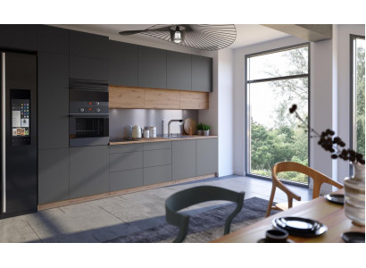 Nowoczesna Kuchnia Line Kuchnie Szafa Design Meble Custom Made Kitchen Line Szara