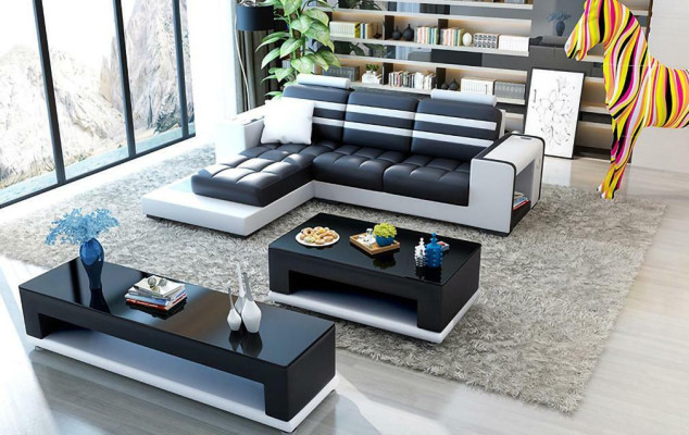 Narożnikowa kanapa Podkładka Ustawić Żywy krajobraz Designerska sofa w kształcie litery L Narożnikowa kanapa luksusowa