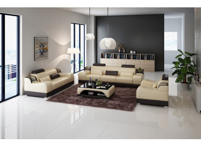 Classic Ustawić 32 miejsce do siedzenia Zestaw sofowy Sofa Sofa Skóra Sofa Podkładka
