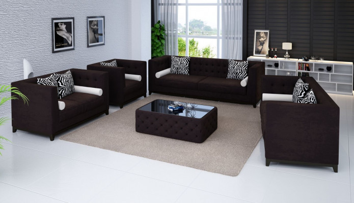 Zestaw sofowy Obcios Set Design Sofy Podkładka Kanapy Skóra 3 2 miejsce do siedzenia
