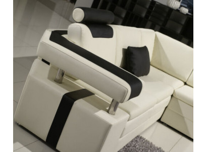 Designerski salon Narożnikowa kanapa Podkładka Siedziba Narożnik Garnitzur