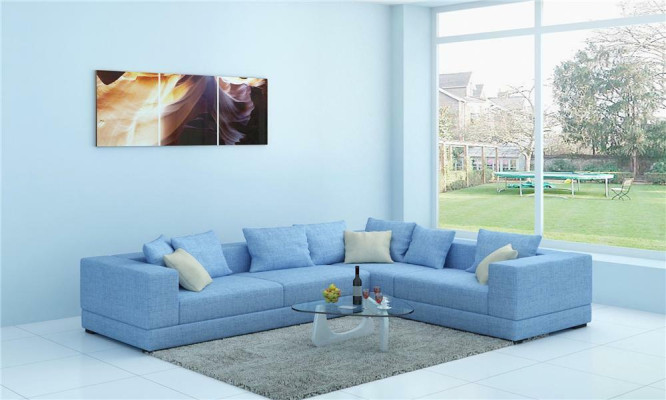 Sofa Nowoczesna Podkładka Włókienniczy Couch Design Narożnikowa kanapa Kanapy Materiał