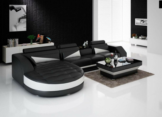 Narożnikowa kanapa L-shape Żywy krajobraz Designerska Sofa Kanapa Podkładka Siedziba Ustawić