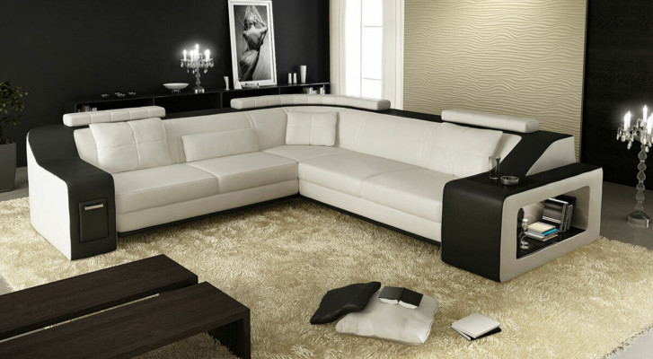 Narożnikowa kanapa Sofa Podkładka Couch Żywy krajobraz L Shape Couches Sofy