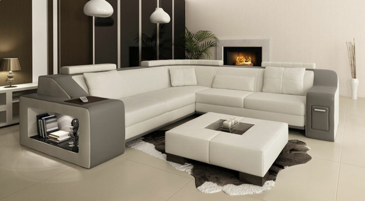 Narożnikowa kanapa Sofa Podkładka Couch Żywy krajobraz L Shape Couches Sofy