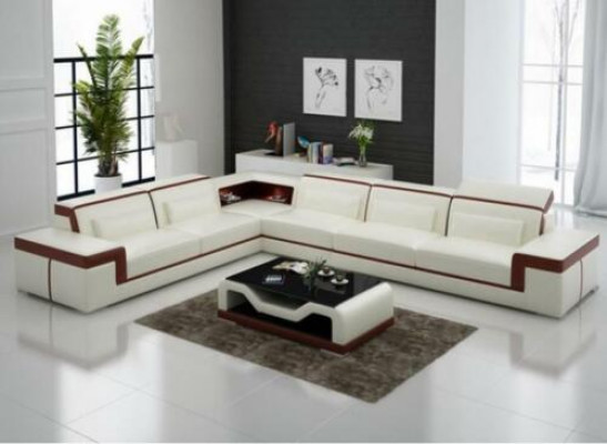 Designerska Sofa Kanapa Narożnikowa kanapa Skóra Włókienniczy Ustawić Żywy krajobraz Podkładka