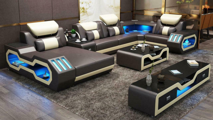 Mega duży Żywy krajobraz - system oświetlenia sofa podkładka nowa kanapa