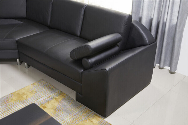Narożnikowa kanapa Sofa w kształcie litery U Podkładka Narożnikowa kanapa Żywy krajobraz skórzana sofa