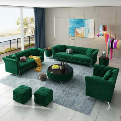 Zestaw sofowy 3+2+1 miejsce do siedzenia Material Couches Podkładka Ustawić Sofy Couch Designer