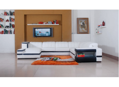 Designerska Sofa Kanapa Narożnikowa kanapa ze Stołkiem Ustawić Żywy krajobraz Podkładka
