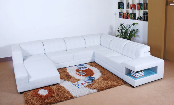 Designerska Sofa Kanapa Narożnikowa kanapa ze Stołkiem Ustawić Żywy krajobraz Podkładka