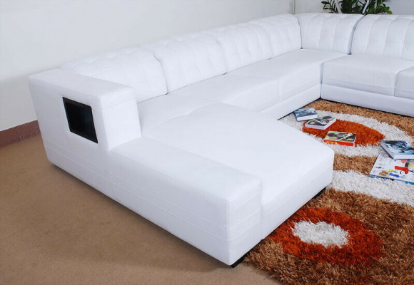 Designerska Sofa Kanapa Narożnikowa kanapa ze Stołkiem Ustawić Żywy krajobraz Podkładka