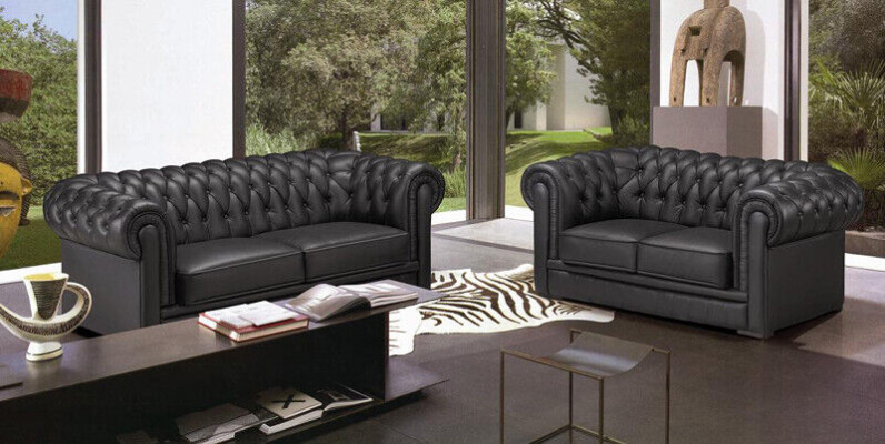 Skórzana Sofa Sofa Sofa Zestaw sofowy miejsce do siedzenia Ustawić Design Nowoczesne Sofy