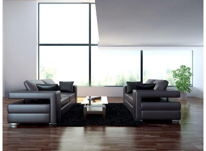 Nowoczesna Sofa Sofa Skórzana Kanapa Żywy krajobraz 3+2+1 Siedziba Ustawić Design