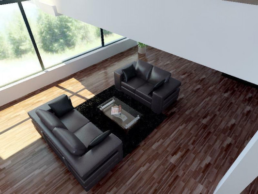 Nowoczesna Sofa Sofa Skórzana Kanapa Żywy krajobraz 3+2+1 Siedziba Ustawić Design
