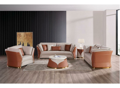 Zestaw sofowy komplet tapicerowany Żywy krajobraz Sofa Kanapa Podkładka Ustawić