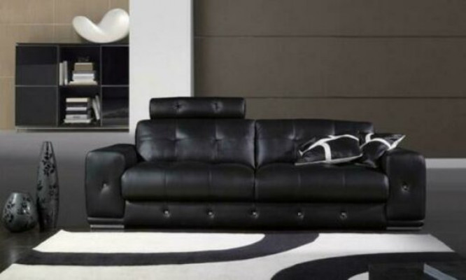 Sofa skórzana Kanapy Zestaw sofowy Sofa miejsce do siedzenia Zestaw Sofy Podkładka Kanapa 3-częściowa Fotel