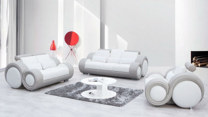 Nowoczesny Zestaw sofowy 3+2+1 miejsce do siedzenia Zestaw Design Sofy Podkładka Kanapy Włókienniczy